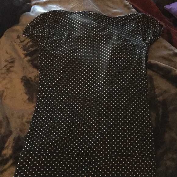 Polka Dot Dressy Top - Picture 6 of 7
